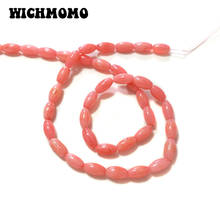 2021 Fashion 5*9mm 20pieces/bag Pink Coral Oval Beads for DIY Necklace Bracelet Jewelry Accessories 2024 - buy cheap