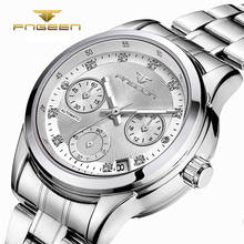 Relogio Women Wristwatch Luxury Silver Mechanical Watch Women Watches Auto Date Automatic Watch Ladies Watch female Clock montre 2024 - buy cheap