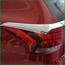 For Mitsubishi Outlander 2016 2017 ABS Tail Rear Lamp Light Taillight Eyebrow Decoration Cover Trim Car Styling Accessories 2024 - buy cheap