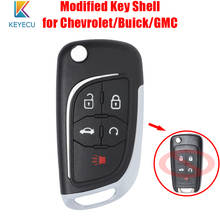 KEYECU Modified Remote Car Key Shell Case Cover for Chevrolet Buick Encore LaCrosse Regal Verano Allure Camaro Cruze Equinox 2024 - buy cheap