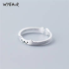 WYEAIIR Cute Cat Claws Art Creative Sweet Simple Fashion Wild Silver Color Female Resizable Opening Rings 2024 - buy cheap