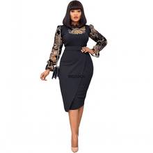 S-3XL African Dresses For Women African Clothes Africa Dress Print Dashiki Ladies Clothing Ankara Plus Size Africa Women Dress 2024 - buy cheap