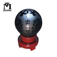 Natural obsidian crystal ball home decoration ball diviner circular Quartz stone wedding photography accessories feng shui 2024 - buy cheap