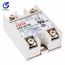 Solid State Relay SSR-25DA/SSR-40DA/SSR-50DA/ SSR-60DA Relay DC control AC SSR white shell Single phase Solid state relay 2024 - buy cheap