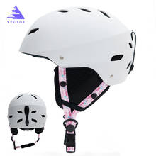 Регулируемый защитный шлем для мужчин и женщин, лыжный шлем для катания на снегу, для женщин и мужчин, Сверхлегкий шлем для катания на лыжах и сноуборде 2024 - купить недорого