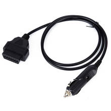 OBDII OBD2 Power Supply Cable 16Pin Female to Car Cigarette Lighter 12V DC Power Source OBD 2 Female Connector Cable Adapter 2024 - buy cheap