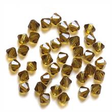 Buy 1 Get 1 Free 5301/5328 Wholesale Top AAA Quality Bicone Beads 6mm Crystal Beads For Jewelry DIY Making 2024 - buy cheap