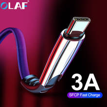 Olaf-cabo usb tipo c, cabo para carregamento rápido, para samsung s10, huawei p30, pro, samsung s9, s8 2024 - compre barato