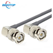 Right Angle BNC Male to Male Adapter RG58 RF Coaxial Cable 50 Ohm for Video Camera System BNC Coax Extension Pigtail Cord 2024 - buy cheap