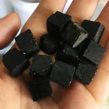 100G Natural black tourmaline block crystal tumbling crystal healing specimen gem mineral home table aquarium decoration 2024 - buy cheap