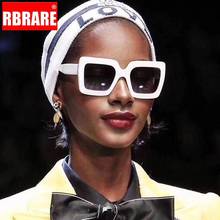 RBRARE Big Frame Square Sunglasses Women 2021 Oversized Sunglasses Candy Color Luxury Brand Sun Glasses For Women Gafas De Sol 2024 - buy cheap