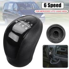 6 velocidade do botão de deslocamento de engrenagem do carro cabeça capa shifter alavanca vara para mercedes vito viano sprinter ii/vw-crafter 2024 - compre barato