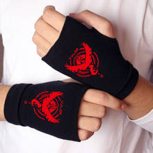 Demon Slayer-guantes sin dedos de Anime para hombre, guantes de cola de hada Digimon, New Tokyo Ghoul Titans Fate Zero Gintama Hatsune, regalos 2024 - compra barato