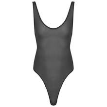 Mens Swimsuit Bodysuit Leotard Swimwear Underwear Sexy One-piece Thongs Deep U Lingerie Sleeveless High Cut Ultra-thin Jumpsuit 2024 - buy cheap