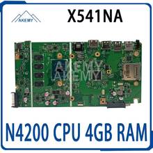 X541NA N4200/N3350U/N3700U 4GB RAM mainboard REV 2.1 For ASUS X541 X541N X541NA laptop motherboard 90NB0B30-R00031 free shipping 2024 - buy cheap