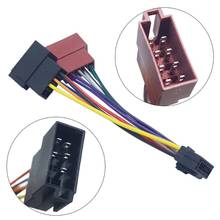 1 pc adaptador de chicote de fios de fio para kenwood/jvc pi100 rádio estéreo do carro iso padrão conector 16pin plug cabo adaptador de fio do carro 2024 - compre barato