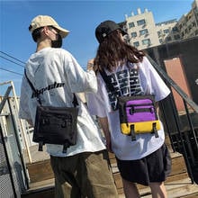 Multifunction Fashion Men Crossbody Bags Waterproof Oxford Chest Pack Hip Hop Style Black Messengers Shoulder Bag Streetwear 2024 - buy cheap