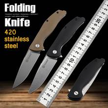 Folding Knife Outdoor Survival Knife Lifesaving Portable Fruit Knife Self-Defense Knife Camping Knife Fixed Knife Tool Knife EDC 2024 - buy cheap