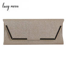 Luxy Moon Women's Evening Clutch Purse Chain Handbag Silver Wallet Sequin Clutch Bag Luxury Design Women Shoulder Bag ZD1510 2024 - buy cheap