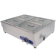 Commerical 4 pan bain marie of catering equipment electric bain marie food warmer Electric food insulation soup pool 2024 - buy cheap