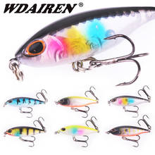 WDAIREN Mini Pencil Hard Fishing Lures 4.8cm 3.6g Sinking Wobblers Tackle Artificial Plastic Swimbait Crankbait Bass Leurre 2024 - buy cheap