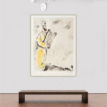 Citon marc chagall david david chora e canta uma canção triste 》 lona pintura a óleo arte do cartaz imagem da parede decoração de casa 2024 - compre barato