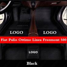 Personalized Car Floor Mats for Fiat Palio Ottimo Linea Freemont Bravo 500  Custom Leather All Weather Foot Rug Auto Carpet 2024 - buy cheap