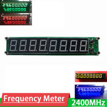 Medidor medidor de contador de frecuencia, PLJ-8LED, 0,1 MHz ~ 2400MHz, módulo de pantalla Digital LED, PIC16F648A para amplificador de Radio Ham 2024 - compra barato