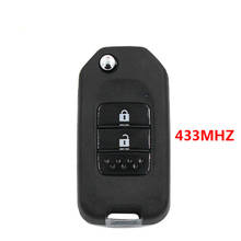 2 Buttons 433MHz Upgraded Remote Key for Honda FIT XRV CITY GREIZ with ID47 Electronic Chip 2024 - buy cheap