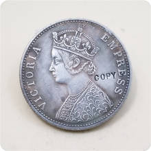 1891,1892 estados y reinos de la India 1 Rupee-moneda de copia Victoria-réplica de monedas coleccionables 2024 - compra barato