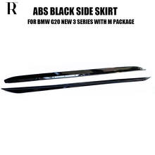 MP Style G20 ABS Glossy Black Side Skirt Extensions for BMW G20 3 Series Sedan 320 330 340 with M Package 2019 UP 2024 - buy cheap