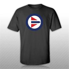Royal Norwegian Air Force Roundel T-Shirt Free Sticker RNoAF Norway NO Fitness T Shirt 2024 - buy cheap