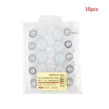 2020 New 10Pcs Practical Correction Tape Roller 6m Long White Sticker Study Office Stationery Tool 2024 - buy cheap