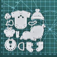 Yaminsannio moldes de corte de metal, novo 2019 para bebês e roupas casamento com natal, álbum de recortes, gravação em relevo, estêncil decoração 2024 - compre barato