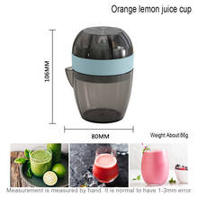 XYj-Mini taza de jugo de fruta, exprimidor Manual para el hogar, accesorios de procesadores de alimentos, Color aleatorio, naranja y limón 2024 - compra barato
