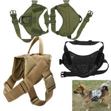 Chaleco táctico de policía para perros, arnés militar K9 para entrenamiento de mascotas, resistente al agua, para servicio, ropa para perros 2024 - compra barato