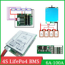 4S 12.8V LifePo4 BMS 6A 30A 50A 100A 3.2V Lithium Iron Phosphate Protection Board balance 12V 4 CELL Inverter BMS PCM 2024 - buy cheap