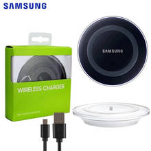 Samsung-cargador inalámbrico QI Original, base de carga para Samsung S6, S6 Plus, S8, Note 9, 8, S7, S6 edge, iPhone X, XS, XR 2024 - compra barato