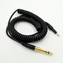 Адаптер для наушников пружинный аудио кабель Шнур Проводная Замена для ATH-M50x ATH-M40x HD518 HD598 HD595 гарнитура 2024 - купить недорого