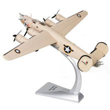 Avión de combate de la segunda guerra mundial a escala 1/72, bombardero clásico Americano, B-24, modelo de avión, juguete, regalos para exhibición, colecciones de espectáculos 2024 - compra barato