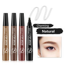 Hot Makeup 4-Tip Eyebrow Pencil Waterproof Fork Tip Brow Tattoo Pencil Long Lasting Professional Fine Sketch Liquid Eye Shading 2024 - buy cheap