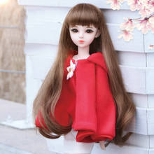 Handmade Fashion Girl Cloak Dress Set Short Cape Doll Clothes For 60cm Bjd 1/3 Dolls Accessories Toys 2024 - buy cheap