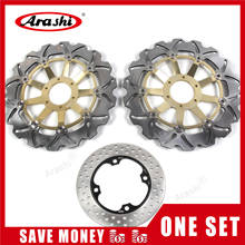 Arashi 1 Set For HONDA CBR F 600 1999 2000 CBR600F Floating Front Brake Disk Rear Brake Disc Rotor CNC High Grade Aluminum 2024 - buy cheap