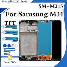 Pantalla LCD M31 para Samsung M31 M315F, montaje de digitalizador con pantalla táctil, repuesto para Samsung M31, con marco 2024 - compra barato