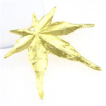 2pcs Gold Color Metal maple Leaf Charms Pendants DIY Jewelry Findings Accessories 13053 2024 - buy cheap