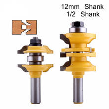 2pcs 12mm 1/2 Inch Shank Entry Door Ogee Router Bit Set Tongue&Groove Milling Cutter for Wood Woodworking Machine Tools 2024 - buy cheap