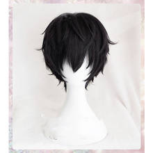 Juego de alta calidad P5 Persona 5 Kurusu Akira Joker Cosplay peluca Anti-arrugas rizado Cosplay del pelo 2024 - compra barato