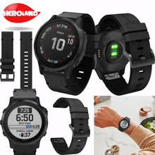 Pulsera de reloj de moda, correa de cuero genuino, accesorios de reloj, pulsera para Garmin Fenix 6S, 20mm 2024 - compra barato