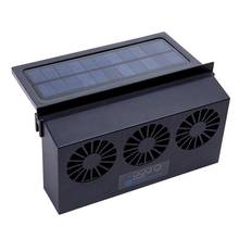 Ventilador Solar para coche, dispositivo de ventilación para ventana, radiador de escape con USB, Ambiental 2024 - compra barato