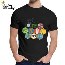 Camiseta de matemáticas para hombre, camisa de cuello redondo, de algodón puro, talla grande, S-6XL 2024 - compra barato